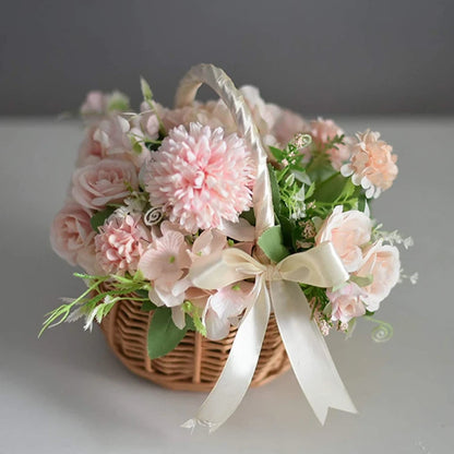 Hand-woven Flower Basket