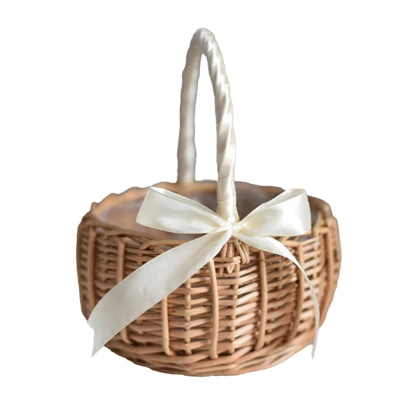 Hand-woven Flower Basket