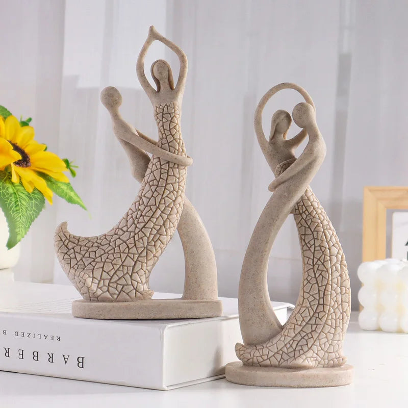 Lovers' Sandstone Figurine