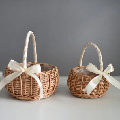 Hand-woven Flower Basket